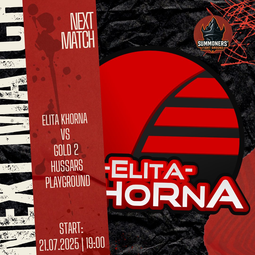 Elita Khorna (@elitakhorna) on Twitter photo Siema, admin wrócił z wakacji!
Dzisiaj o 19:00 EK z <a href="/SummonersFG/">Summoners' Fight Ground</a> powalczy z akademią <a href="/G2Hussars/">G2 Hussars 🇵🇱⛰️</a> ⚔️
Ostatnio dość szybko rozprawili się oni z przeciwnikiem i mamy nadzieję, że się to powtórzy i tym razem 😎
Składzik na dziś:
🫳<a href="/Effigylol/">Effigy</a>
🏹<a href="/1Hunterlol/">Hunter</a>
😪<a href="/sorr0w1_/">Sorrow</a>
🌾<a href="/grzosu/">Grzosu</a> Siema, admin wrócił z wakacji!
Dzisiaj o 19:00 EK z <a href="/SummonersFG/">Summoners' Fight Ground</a> powalczy z akademią <a href="/G2Hussars/">G2 Hussars 🇵🇱⛰️</a> ⚔️
Ostatnio dość szybko rozprawili się oni z przeciwnikiem i mamy nadzieję, że się to powtórzy i tym razem 😎
Składzik na dziś:
🫳<a href="/Effigylol/">Effigy</a>
🏹<a href="/1Hunterlol/">Hunter</a>
😪<a href="/sorr0w1_/">Sorrow</a>
🌾<a href="/grzosu/">Grzosu</a>