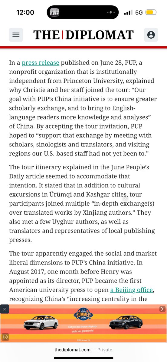 isaacstonefish's tweet image. A respected university press from an Ivy League institution has just PARTICIPATED IN A PROPAGANDA TOUR OF XINJIANG. Universities -- please stop this madness.
