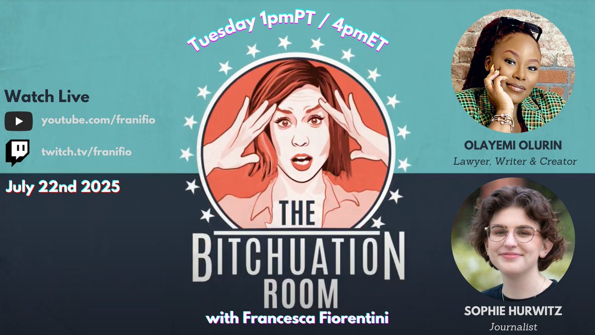 BitchuationPod's tweet image. Live with @msolurin and @sophiehurwitz tomorrow (7/22)!
Talking Canary Mission's collab with ICE and if New York can DREAM on.
Watch live on Youtube here: youtube.com/live/ehwYlFhrE…