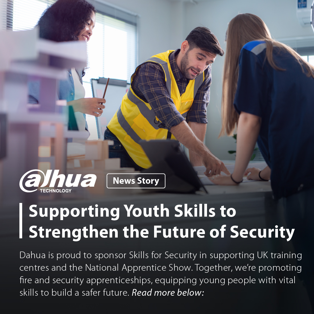 DAHUA_UK's tweet image. We&apos;re celebrating the power of skills to unlock bright futures! 🚀 Dahua is proud to partner with Skills for Security, supporting UK apprenticeships &amp;amp; building a safer, more professional future for the security industry. #Apprenticeships #SkillsForSecurity #DahuaTechnology