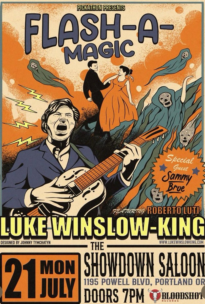 BSHQ's tweet image. Hey Portland, heck of show tonight at the Showdown Saloon, Luke Winslow-King + Sammy Brue.