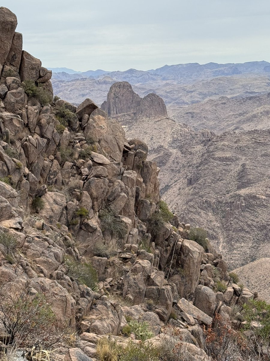 mtlawton's tweet image. Sunday in the Superstitions, taking advantage of some cool double-digit July temperatures to get some vertical feet and train for our upcoming Grand Teton climb…