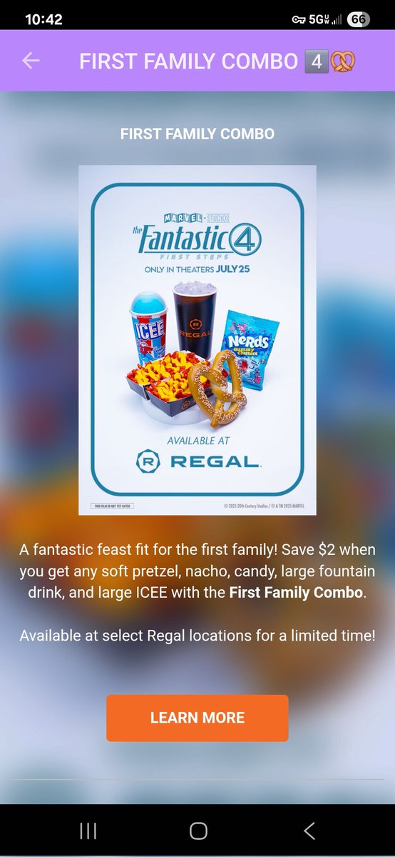PatrickMarks91's tweet photo. @RegalMovies, "I've got the best deal. Buy 5 things for $50 and you can save a whole $2" 🙄 https://t.co/TG4nHfQhd7
