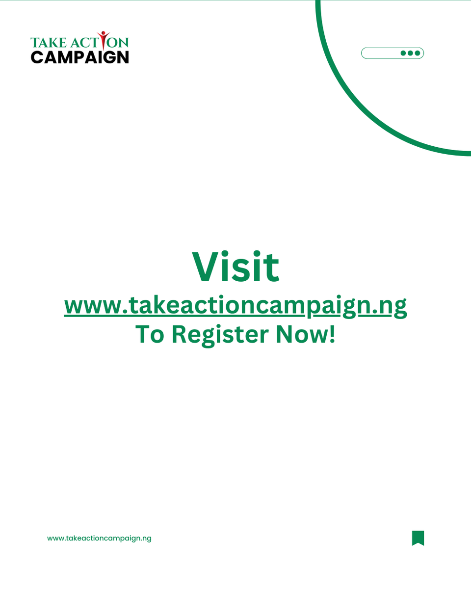 TAC_Campaign's tweet image. Are you interested in making real change *in Nigeria* through politics?

The Take Action Campaign (TAC) is a civic movement designed to help young Nigerians (ages 25 – 45) prepare to run for office—starting now.