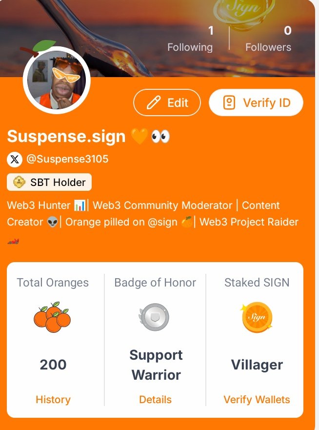 SIGM 🧡👀

I got the DM from our cutest mod <a href="/0xzoe_im/">Zoe Chen 🧡👀</a> this morning to test the <a href="/sign/">Sign 🧡👀</a> Super App and I think I found the best pfp ever. 😂

I need some oranges now 🍊🤲