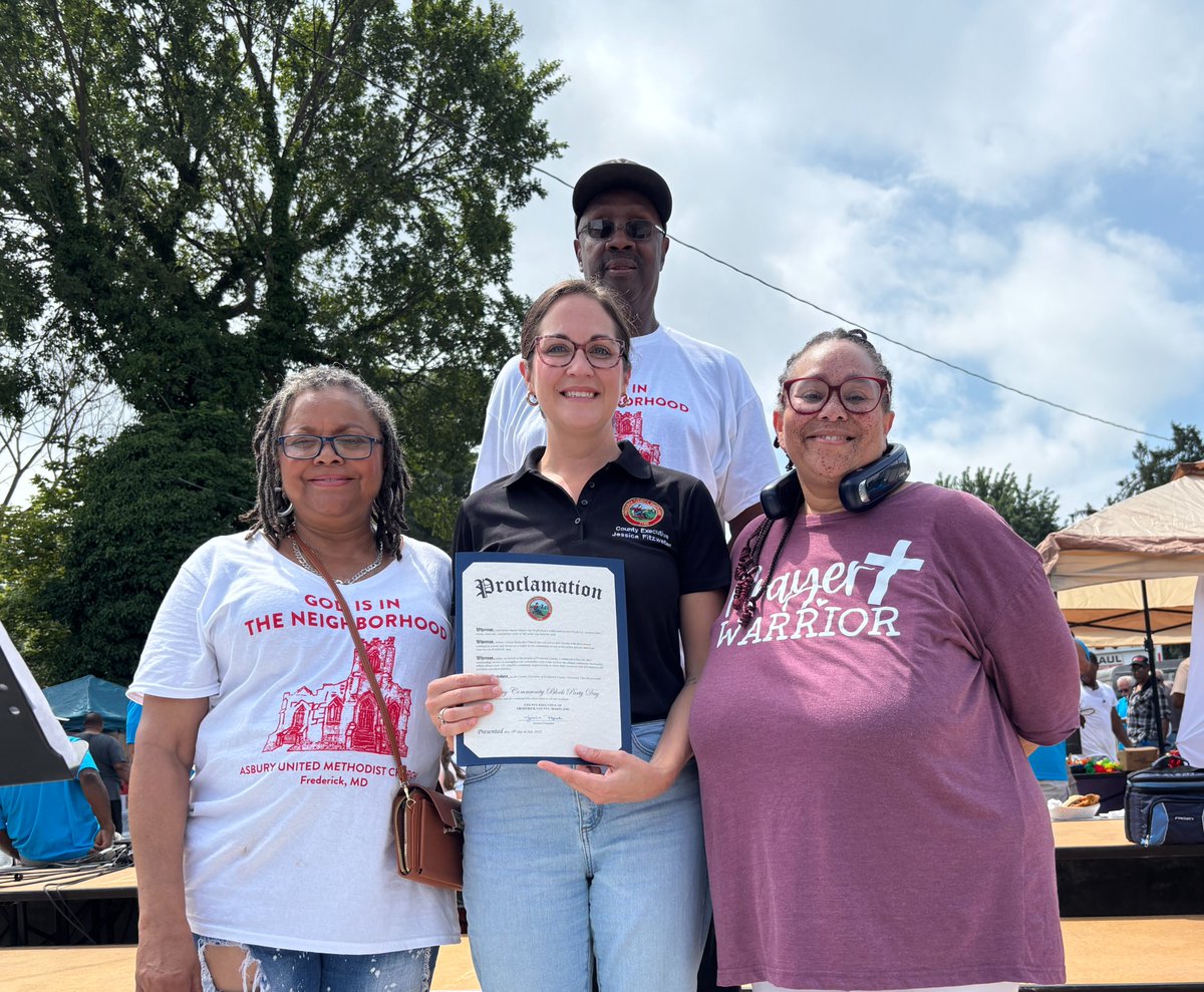 FredCountyExec's tweet image. I had such a great time at Asbury United Methodist Church's Annual Community Block Party this past weekend! This event is truly an example of what Asbury UMC does for our Frederick County community and who are doing this incredible work 365 days a year!