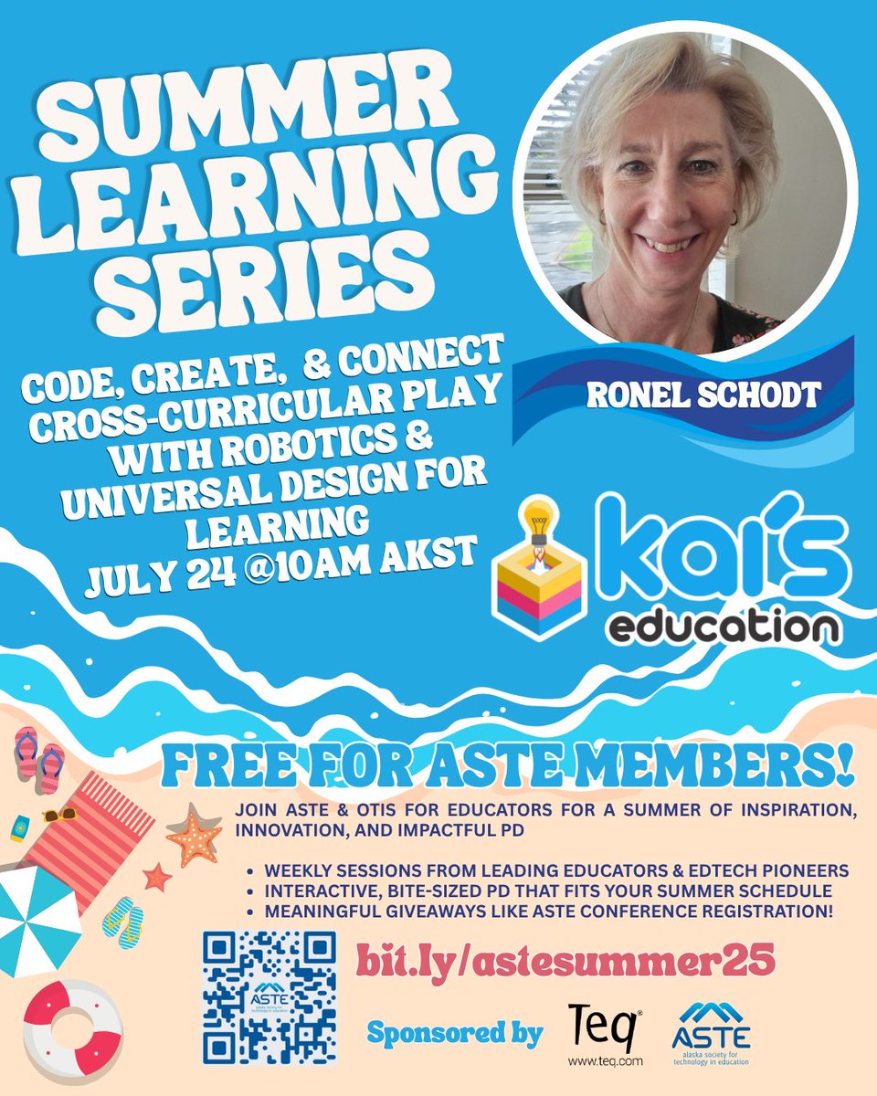 🚨 WHAT'S THIS?
 Join Kai’s Education on July 24 @ 10AM AKST / 1PM CST for a creative &amp; hands-on session:
 ➡️ Robotics
 ➡️ Cross-curricular play
 ➡️ Universal Design for Learning
 Register now 👉 zurl.co/FsYo3
#EdTech #STEM #KaiBot #KaisEducation #TeachersOfX