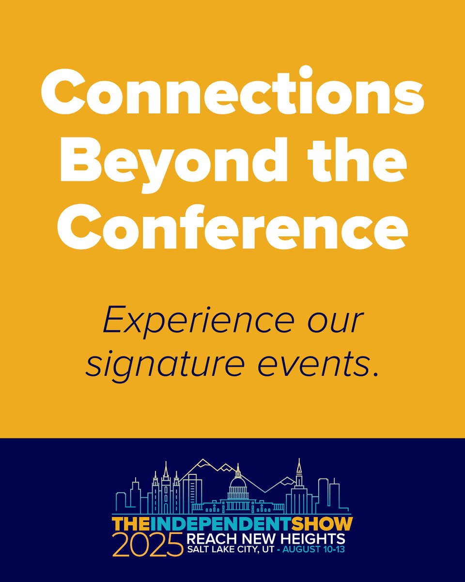 We’ve planned incredible events where operators can relax, mingle, and build relationships. From Sunday’s welcome party to high-flying performances at Utah Olympic Park, there's something for everyone! Unwind at #TIS25!
Register now: okt.to/F6CgHp