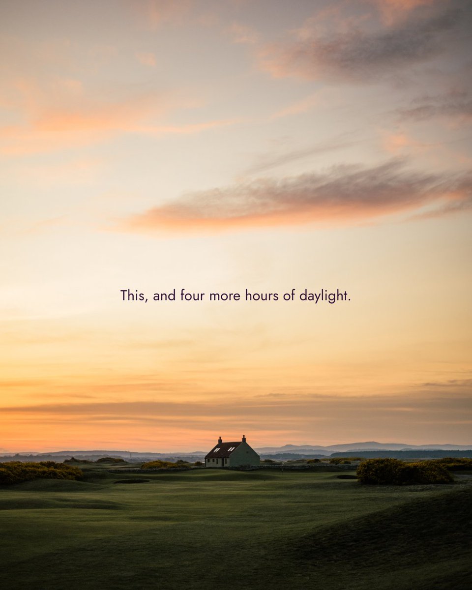 TheHomeofGolf's tweet image. Post-work rounds always brighten the week.

#StAndrews #HomeOfGolf #EdenCourse