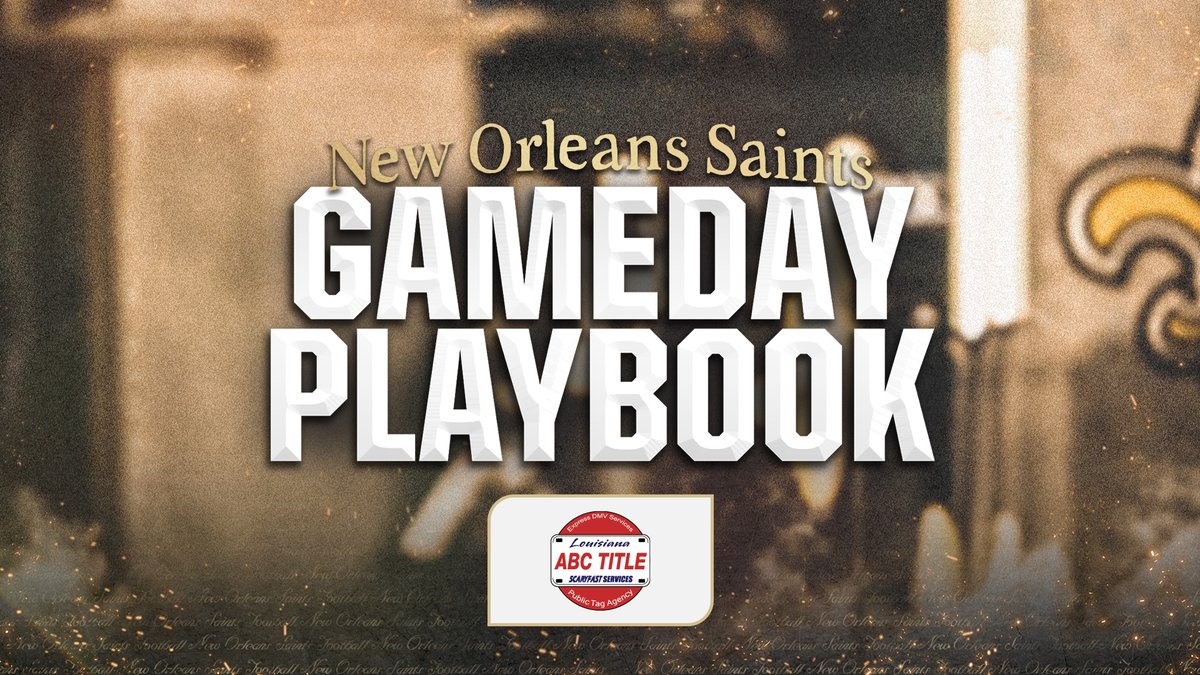 Saints's tweet image. Training camp starts this week! Get your fast passes, meet the coaches, and stay up to date on roster moves as the countdown begins 👀⏳
Read more here ➡️neworlns.co/4lBNl3L
@ABCTitleCorp