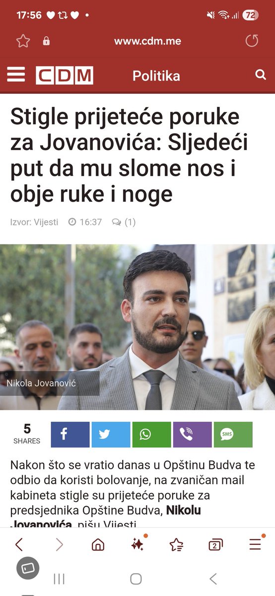 Falange ne miruju!
Zašto Mandiću i Vučiću posebno smeta Nikola Jovanović?
Baš zato što je Jovanović čovjek koji se legitimno izjašnjava kao Srbin, ali ne pristaje da bude dio zle transverzale Vučić-Mandić.
A rezon te politike nalaže da ne možete biti dobar Srbin ako ne služite