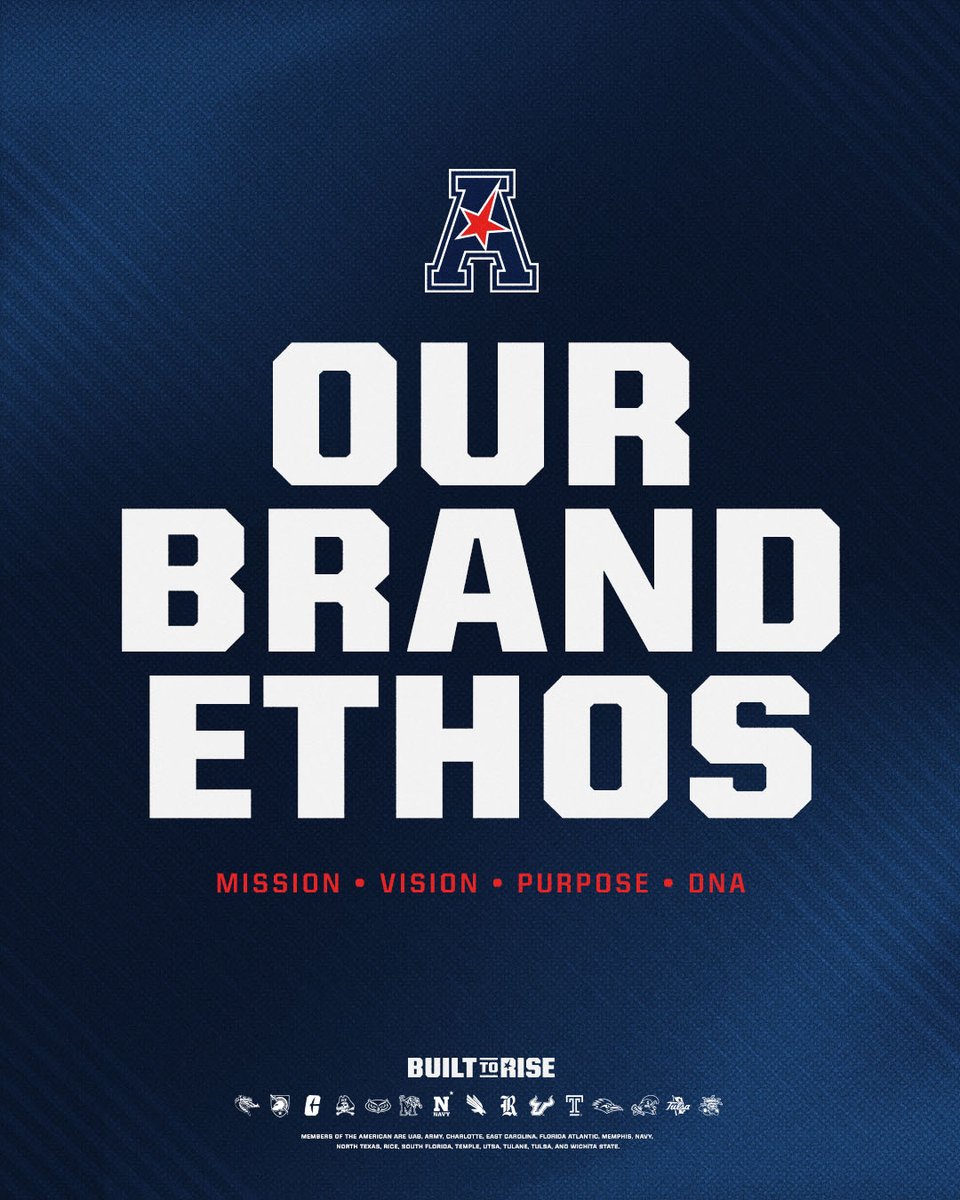 American_Conf's tweet image. This is the foundation of the American, a conference that will never stop climbing.
#BuiltToRise