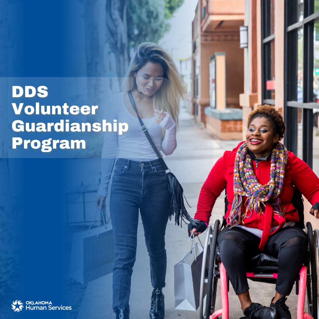 OKDHS's tweet image. 🌟 Ready to make a difference in the lives of individuals with disabilities?
Join our mission with the Volunteer Guardianship Program!
Volunteer and become a vital part of providing support and care to those who need it most.
Learn more:
oklahoma.gov/okdhs/services…