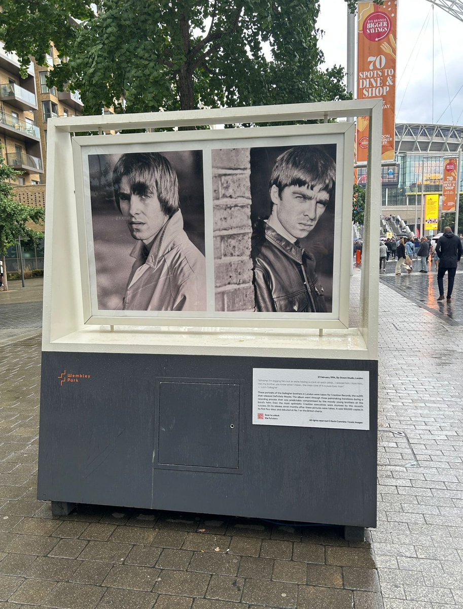 KCMANC's tweet image. For those of you going to see #Oasis at #Wembley over the next few weeks, I have a free outdoor exhibition on and around Wembley Park tube and Wembley Way, leading to the Stadium. It's showing from now until end of September. Enjoy it wembleypark.com/wembley-park-a…