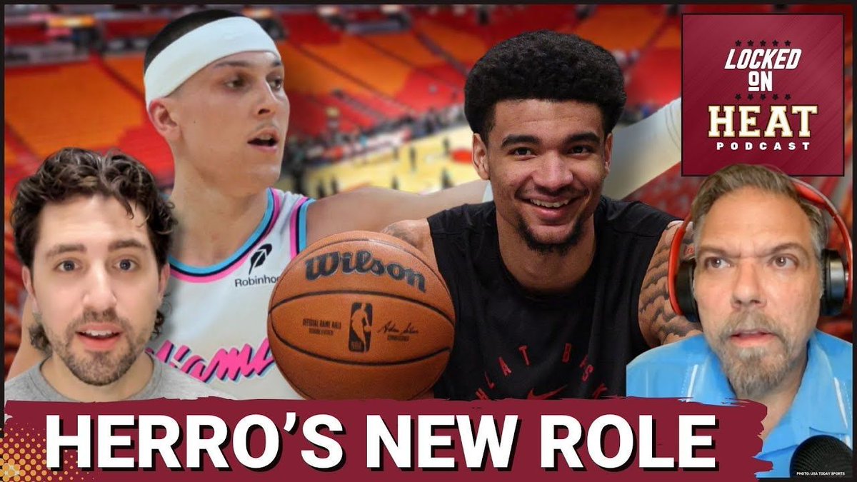 LockedOnHeat's tweet image. Is Tyler Herro ready to lead? In this episode:

🔥 Herro&apos;s emerging leadership role
🔥 Herro-Ware duo&apos;s potential impact
🔥 Heat&apos;s changing free agent appeal

Listen to the latest episode of Locked On Heat now! 

YouTube: youtu.be/jMPATf1Pgi8 
Podcast: …cast-on-the-miami-heat.simplecast.com