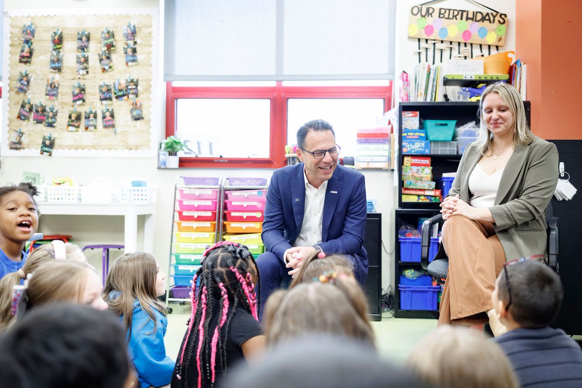 GovernorShapiro's tweet image. More jobs. Better schools. Safer communities.
That’s what we're focused on every single day in Pennsylvania — and we're delivering.
Our Commonwealth is on the rise.