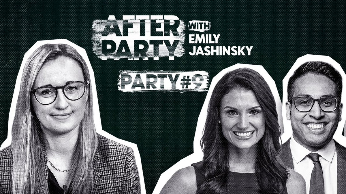 afterpartyemily's tweet image. After Party #9 is happening LIVE tonight on YouTube at 10pmET! Joining the party with @emilyjashinsky on @afterpartyemily
- @krystalball
- @esaagar
Watch LIVE: youtube.com/watch?v=IZvbAZ…
Subscribe and follow: podcasts.apple.com/us/podcast/aft…… open.spotify.com/show/0szVa30Nj…