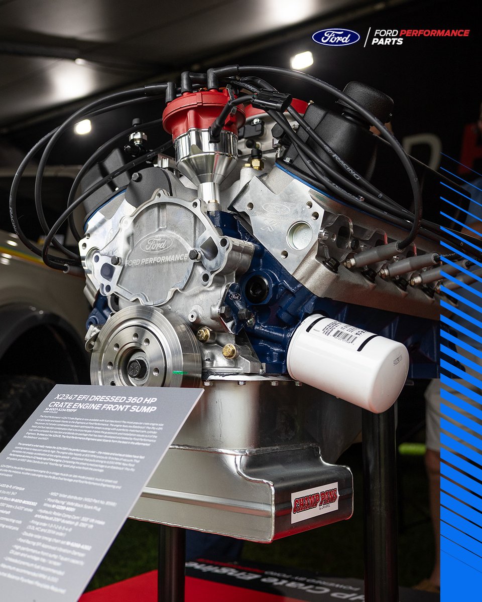 FordPerformance's tweet image. Check out our latest heritage crate engines.
Period correct, Ford powered, and ready to bring your build back to life!
As seen at Carlisle Ford Nationals. 👀
🛠️: performanceparts.ford.com
#FordPerformanceParts