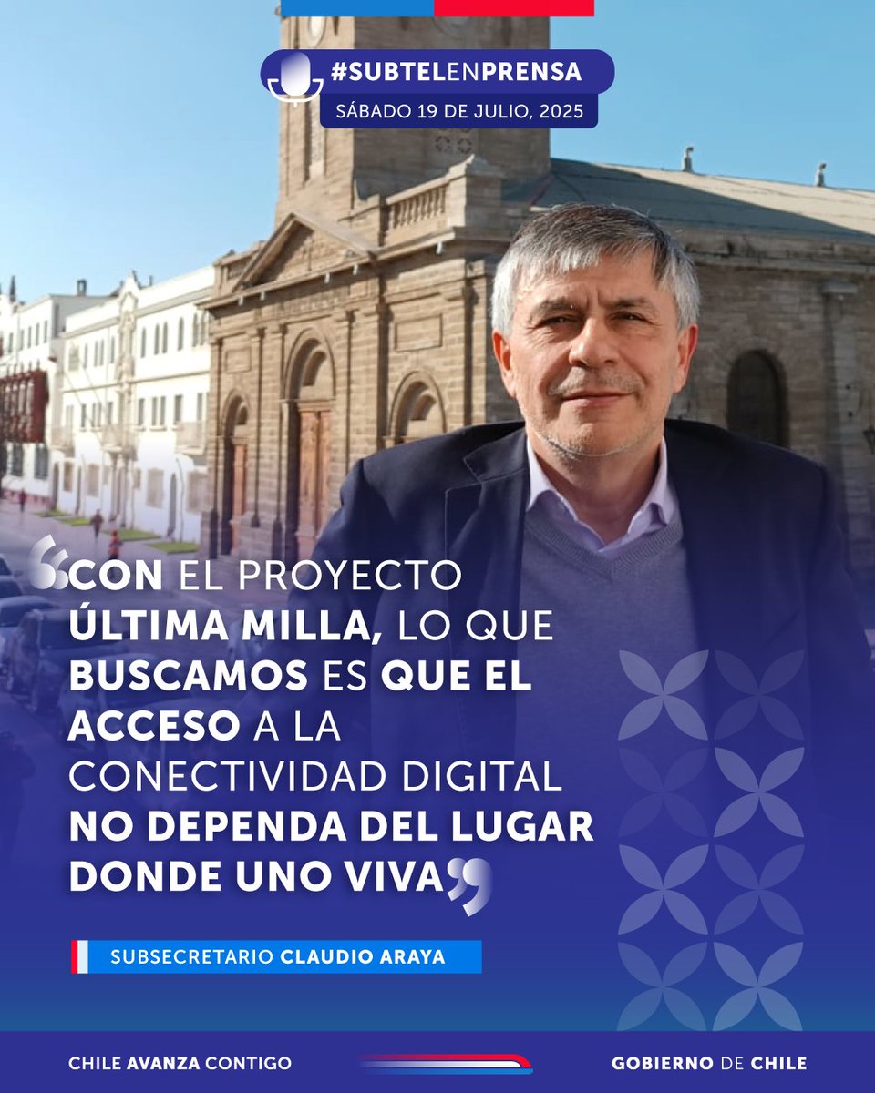 subtel_chile's tweet image. #SubtelEnPrensa 🗞️ | En su paso por la Región de Coquimbo, el subse Claudio Araya anunció la licitación del proyecto Última Milla, que beneficiará con conectividad digital directo al hogar a más de 20 localidades aisladas de la Región.