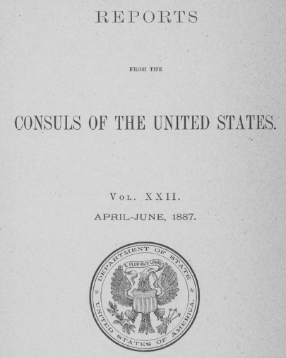 Just added to FRASER: Additional historical reports from the Consuls of the United States on the commerce and manufacture of their consular districts ow.ly/QhR650Wo1oO