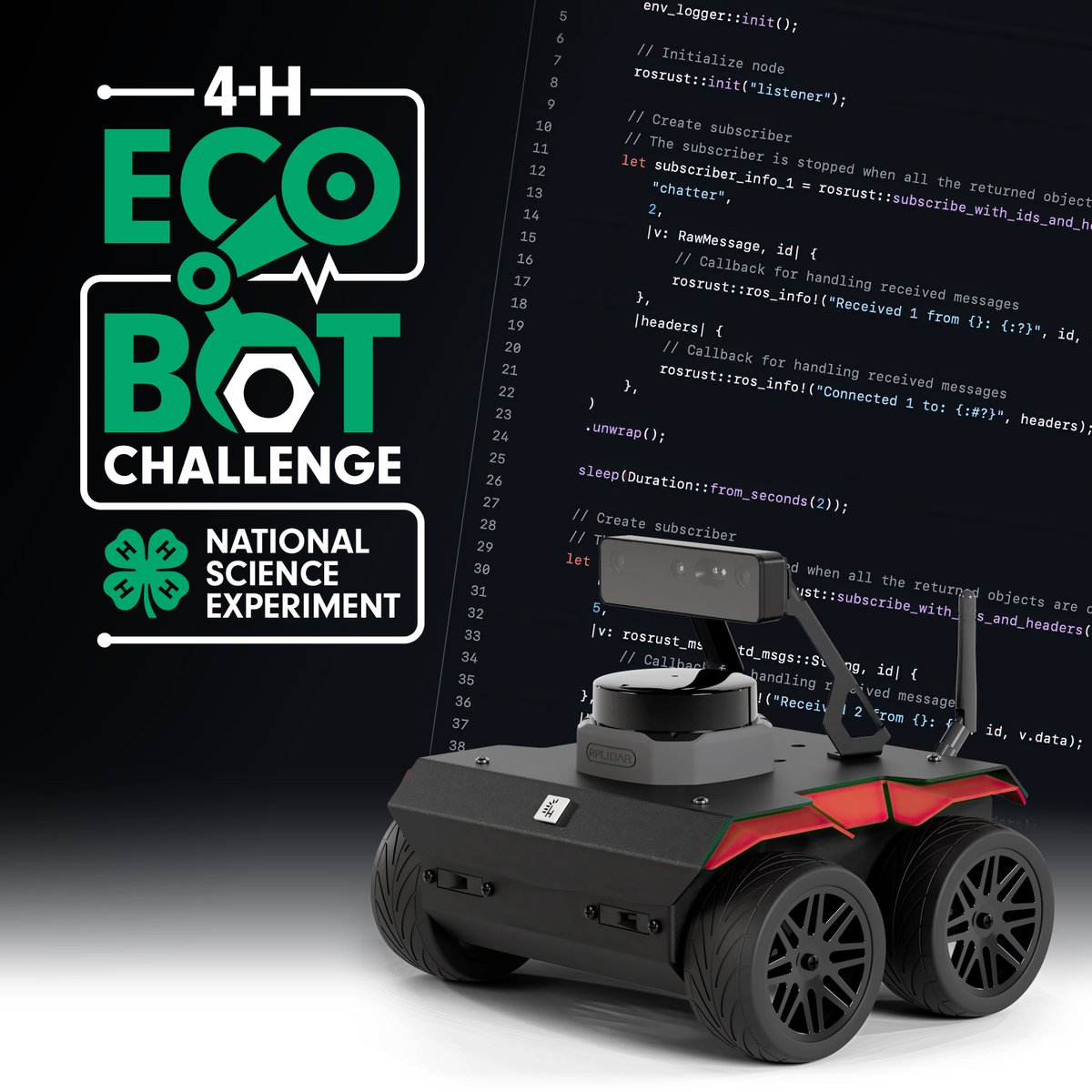 We branded two National 4-H Council events: ‘4-H National Youth Science Day,’ inspiring STEM interest, and the ‘4-H Eco-Bot Challenge,’ where kids build and test autonomous robots. See more at glitschkastudios.com #logodesigner