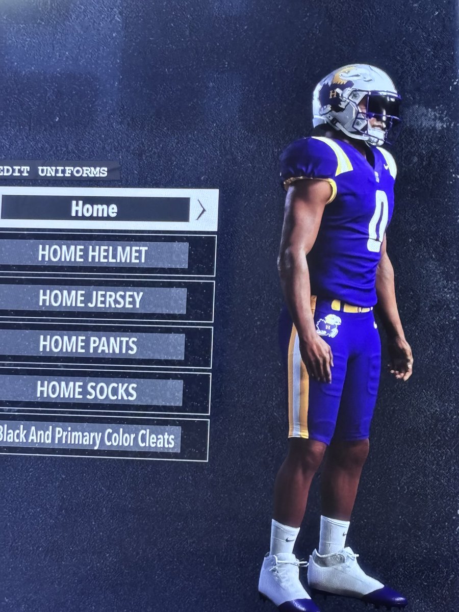 HamptonHawksFB's tweet image. The Hawks are in the game. Search Hampton on EA College Football 26 to play with the Hampton Hawks.