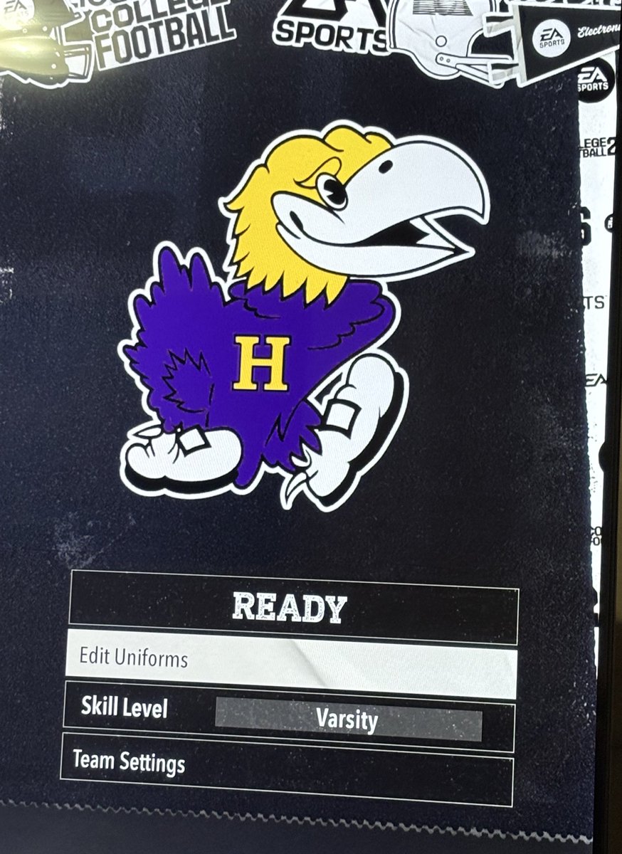 HamptonHawksFB's tweet image. The Hawks are in the game. Search Hampton on EA College Football 26 to play with the Hampton Hawks.