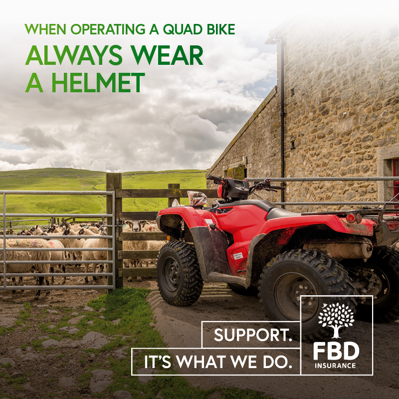 fbd_ie's tweet photo. Always wear a helmet when operating a quad bike. Helmets significantly reduce the number and severity of head injuries. 

Visit https://t.co/YEKJyyb7Aa for more quad safety information. 

#FarmSafetyWeek https://t.co/4c4b6u6CFv