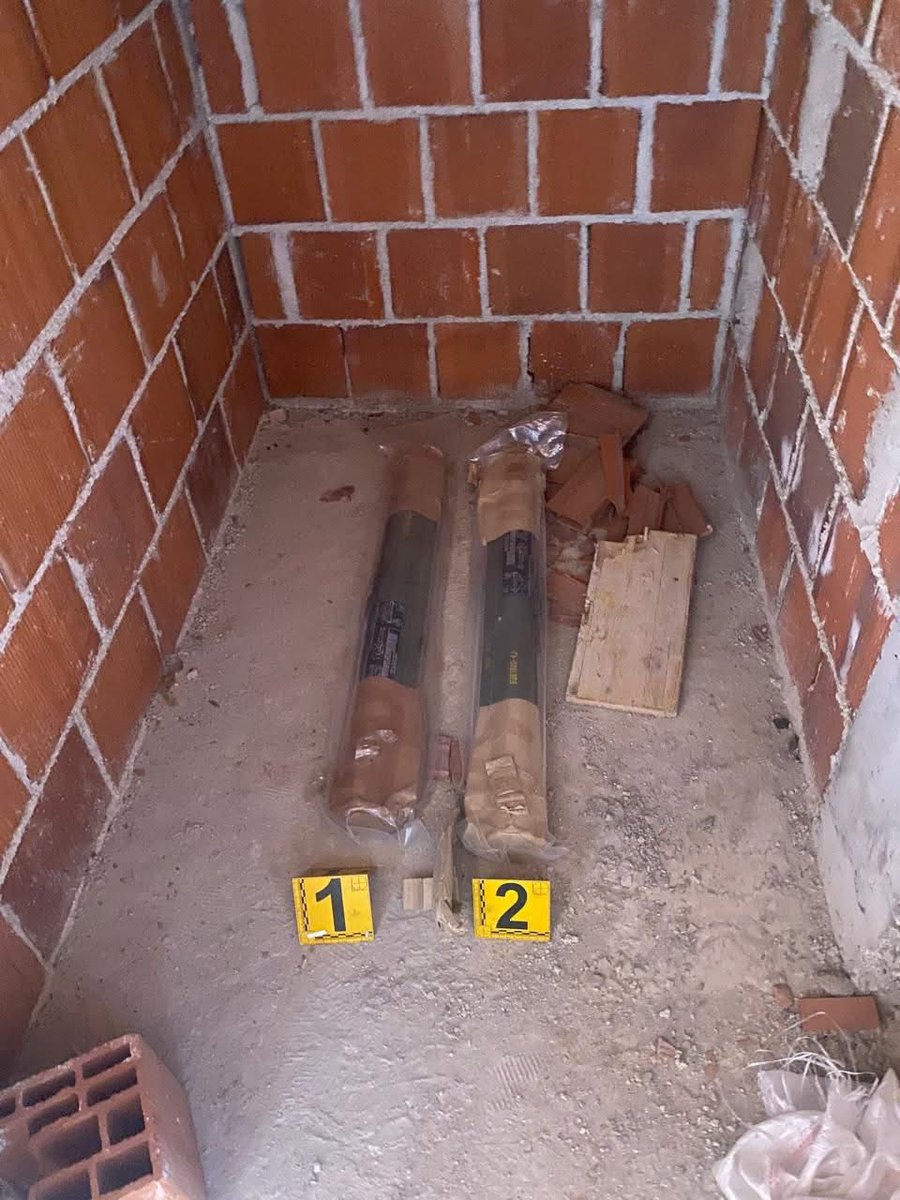 admirim's tweet image. Kosovo authorities seized more Serbian-made rocket launchers in the northern part of the country.