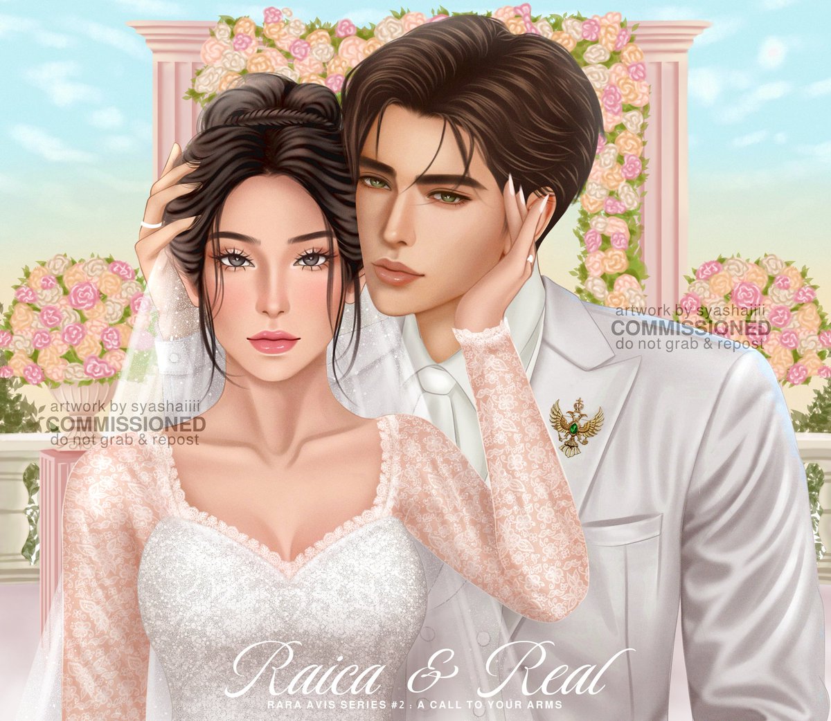syashaiiii_'s tweet photo. Happy Anniversary, my Raica &amp; Real🥰🫶

Art Commissioned by @raicaelly 
Please do not steal, copy, &amp; repost. https://t.co/kiIQbvVlk1