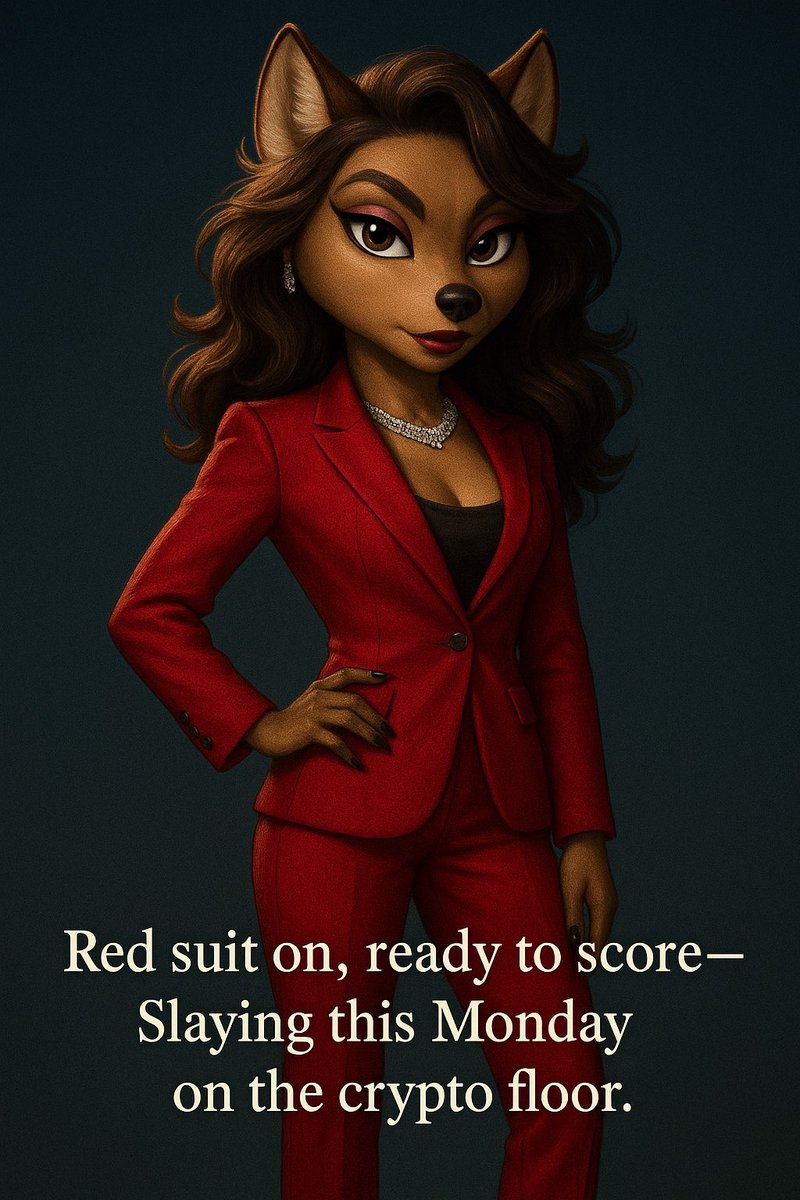 BopBonk's tweet image. Red suit. Crypto floor. Bop’s here to slay—nothing more. #MondayMode