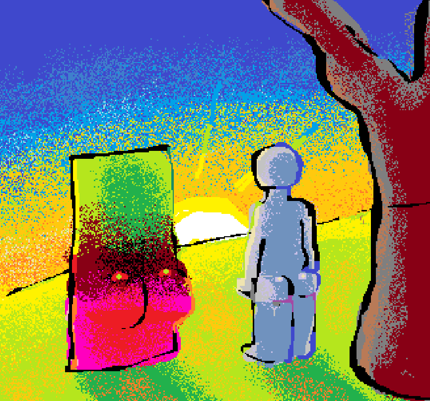 DAILYY_NREGRET's tweet image. What a lovely view (neither of them are looking at the sun) -🥧