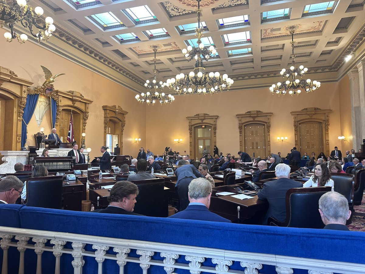 clickforohio's tweet image. In a vote for transparency, we made a down payment on property tax reform by overriding veto #66. More must be done! All Dems present voted against reform.