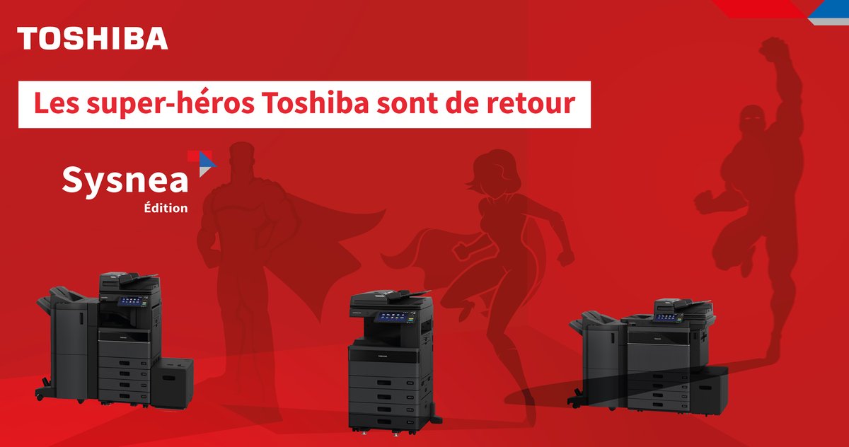 🦸‍♀️ Vous les reconnaissez ?

Ils avaient marqué les esprits avec leur vitesse d’exécution et leur fiabilité. Aujourd’hui, les super-héros Toshiba reviennent dans une nouvelle édition.
Plus puissants. Plus intelligents. Encore plus proches de vos besoins métiers.

 #ToshibaTEC