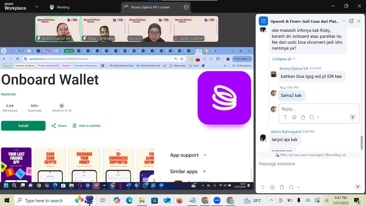 RizzkyKira's tweet image. Onboarding more people onchain (gni dung cwe smua ak suka 🥰💜)