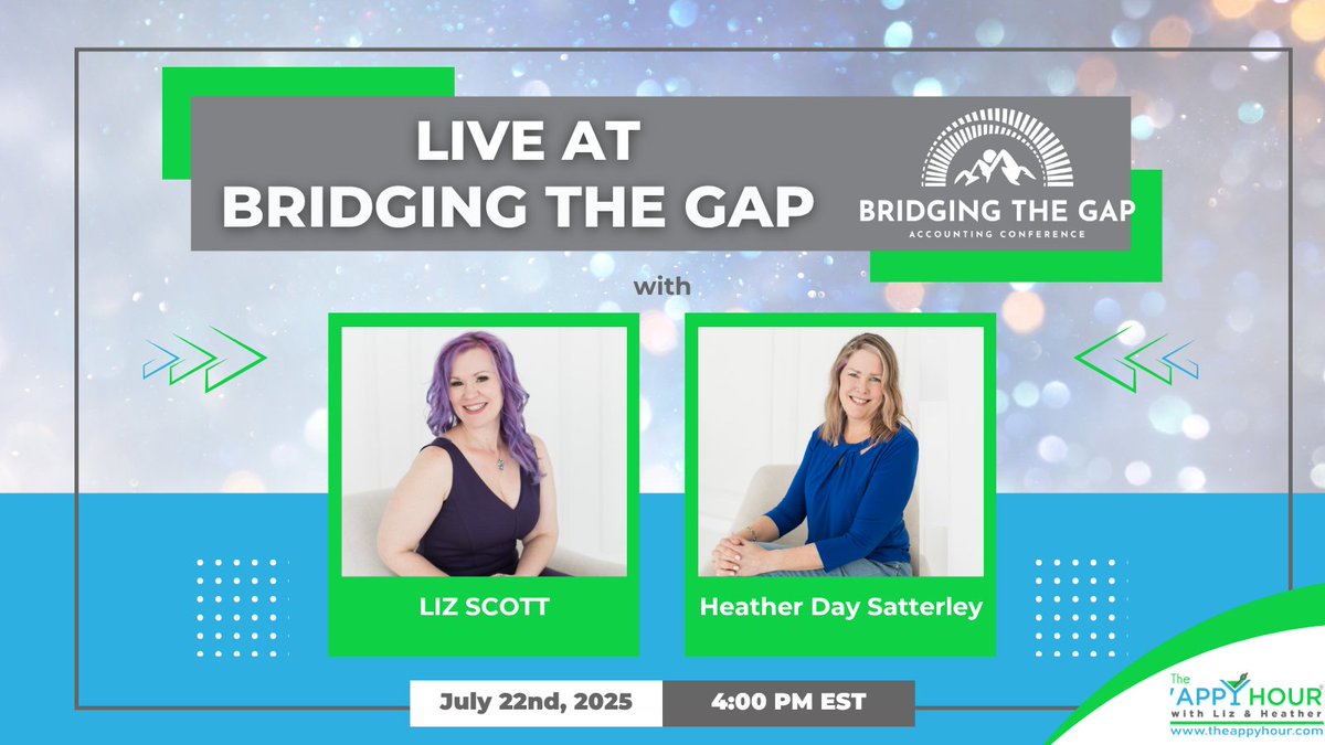 🎉 TOMORROW at 4PM ET! We’re going LIVE from Bridging The Gap with AI insights, tech tips, burnout breakthroughs &amp; smarter firm strategies.

🎟️ Register now: loom.ly/HFKe7mQ

#TheAppyHour #BridgingTheGap #AccountingTech #AppyHourVibes #AIAccounting #AccountingConference