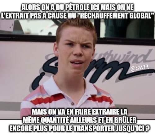 QuebecFier's tweet image. En refusant d'exploiter nos hydrocarbures, on délocalise l'extraction vers des pays avec des standards environnementaux inférieurs et on brûle plus de pétrole pour transporter ces ressources. Exploiter notre pétrole serait bon pour les automobilistes québécois ET pour la planète.…