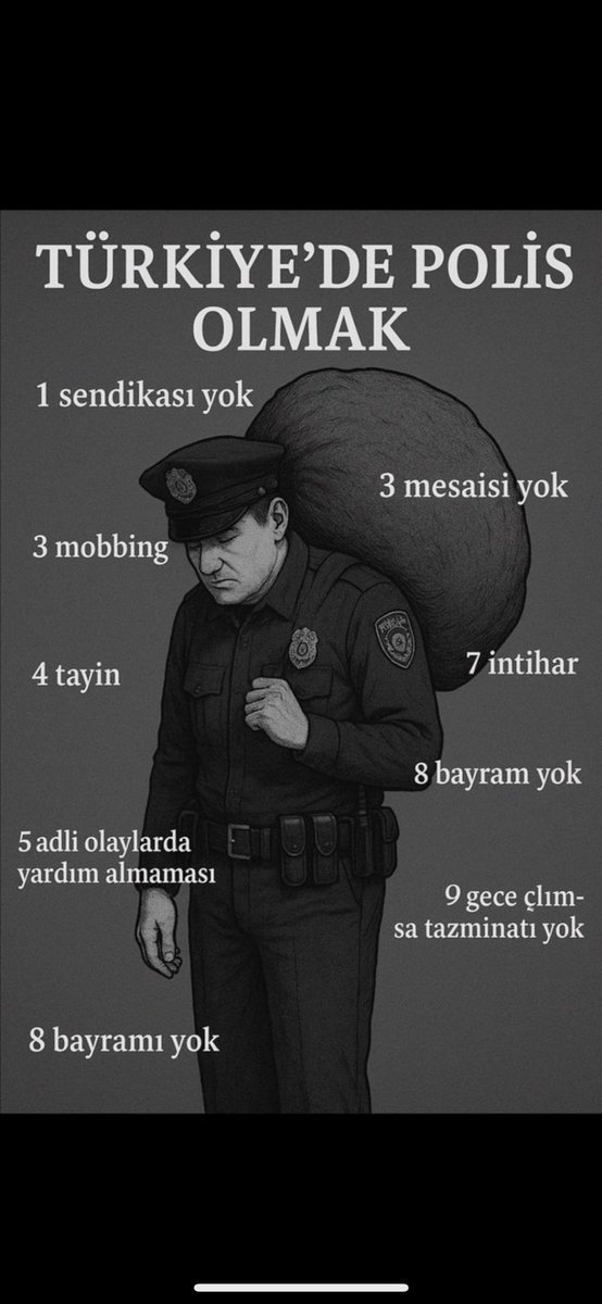 Bazı şeyleri kader gibi yaşamamak lazım. Polis kimsenin hakkını istemiyor kendi hakkını istiyor. 

 #ÜveyEvlatPolis