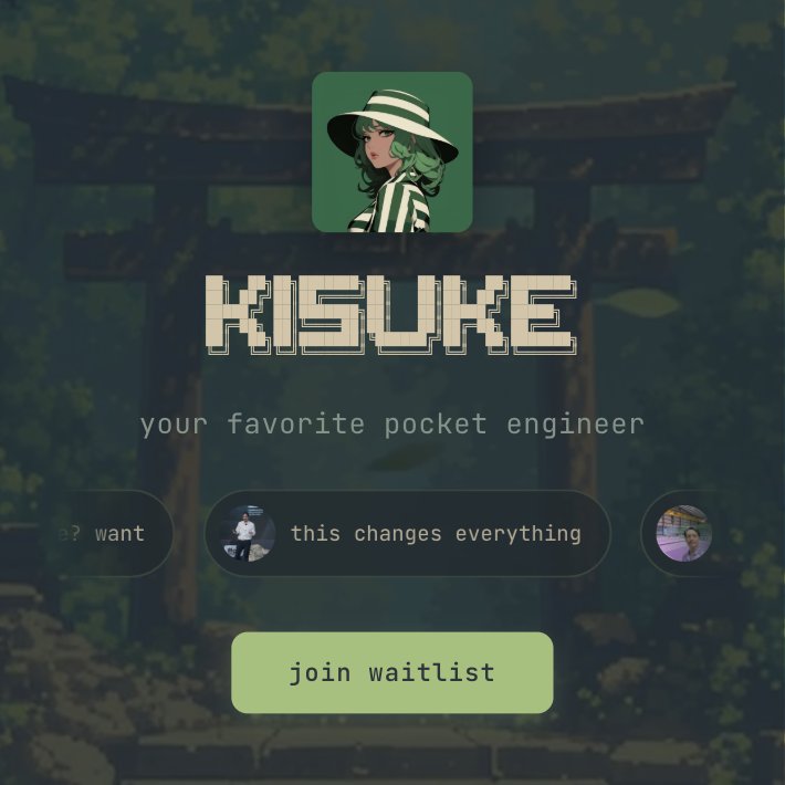 0xKyon's tweet image. kisuke dot dev avoids this

written entirely in html, css and vanilla js

no frameworks, loads instantly.