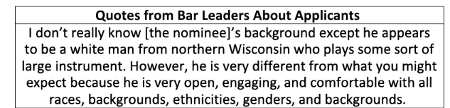 DanLennington's tweet image. Wisconsin state bar leadership sure doesn't think much of people from northern Wisconsin. From our lawsuit, which ended DEI at the Bar:
