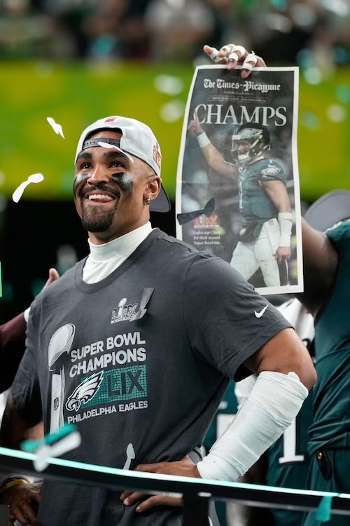 JoePops_'s tweet image. You look happier.
Thanks. I’ve stopped caring what anyone thinks about Jalen Hurts and Nick Sirianni. My guys just win.