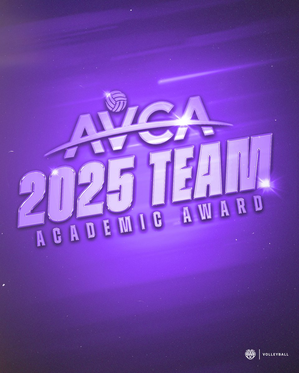 lsuvolleyball's tweet image. For the sixth consecutive season, the Tigers have earned the AVCA Team Academic Award!