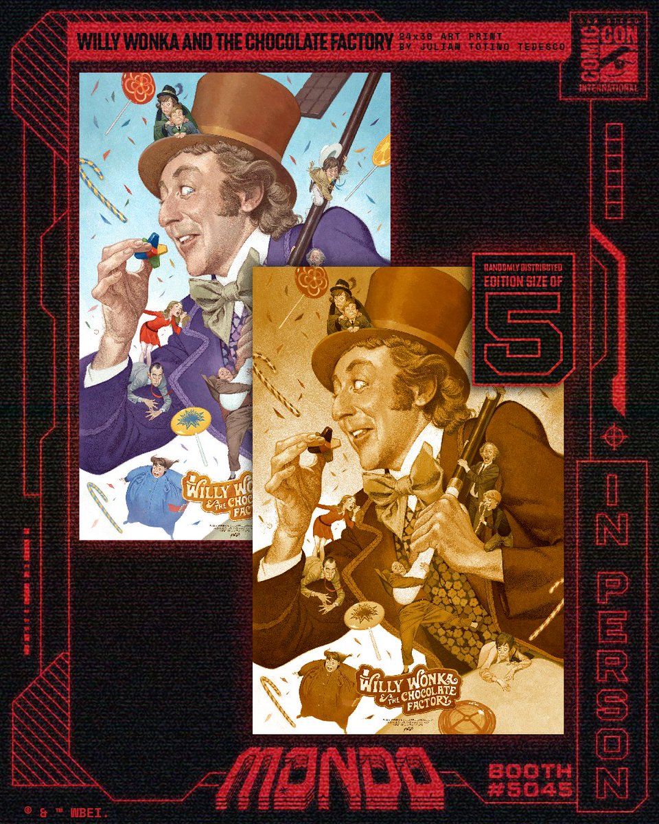 MondoNews's tweet image. New Message!
Subject: SDCC Booth Exclusives 1.2
We’re revealing Mondo SDCC exclusives through Wednesday, July 23. Tune in tomorrow for Part 2 of our Booth Exclusives!
See more details and keep up with all our SDCC reveals at
mondoshop.com/pages/san-dieg….