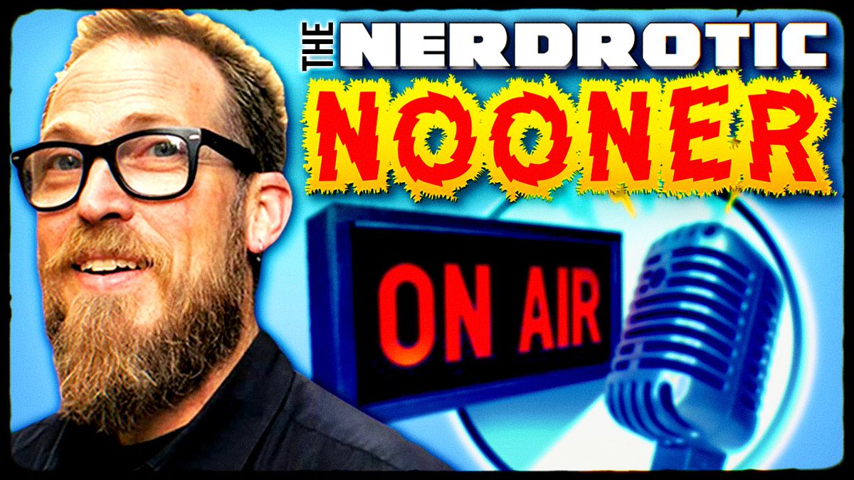 Nerdrotics's tweet image. Nerdrotic Nooner 501
#NerdroticNooner
is GOING LIVE 👇
🔥rumble.com/v6wh74i-nerdro…🔥
Also on YT: 🔥youtube.com/live/MEVYoD8HL…🔥