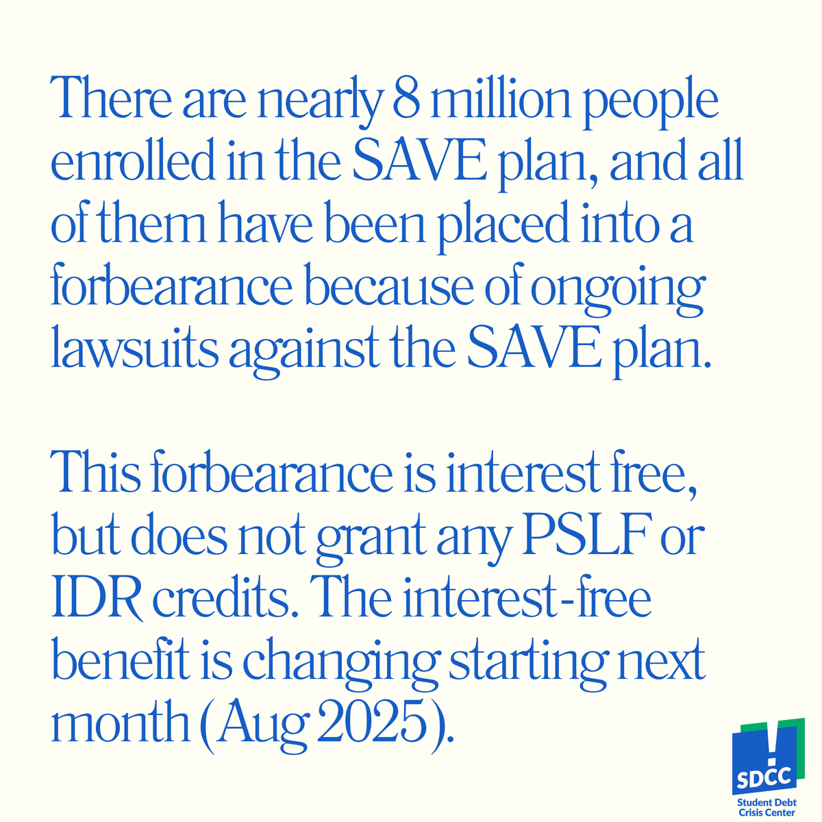 DebtCrisisOrg's tweet image. 🚨 A must-read if you&apos;re currently enrolled in the SAVE Plan! Check out the latest updates and potential next steps as you consider your options.