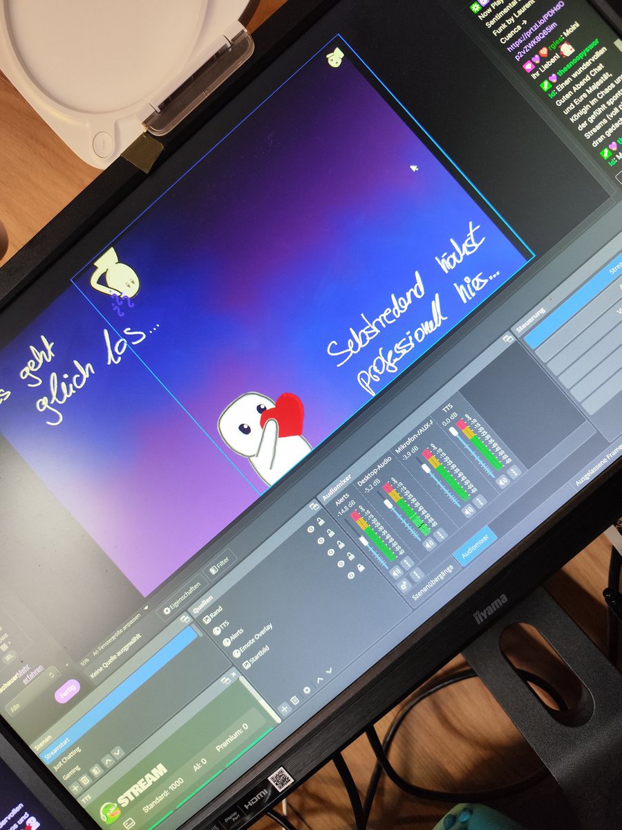 Bin live auf Twitch, schaut gern rein 👀
twitch.tv/nichtmelli