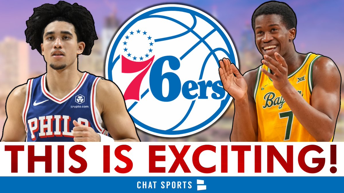 JakeChipper's tweet image. This Sixers team is very reliant on the health of Joel Embiid & Paul George.
However, Sixers fans should be EXCITED about the way this team is being built. I explain: youtube.com/watch?v=7WkC0_…
@ChatSports