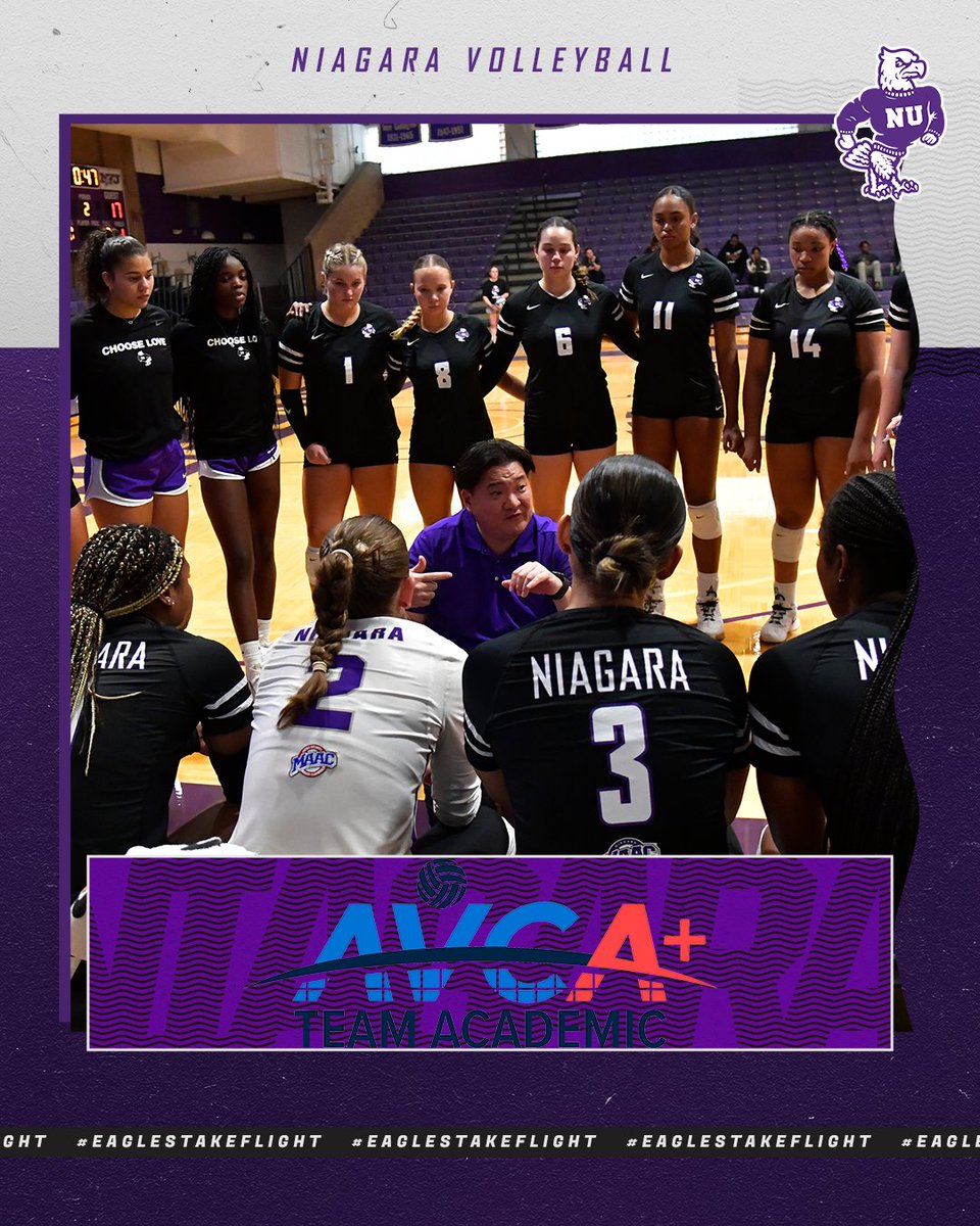 The Purple Eagles receive the <a href="/AVCAVolleyball/">AVCA</a> Team Academic Award for the seventh straight year!

🟣🦅🏐