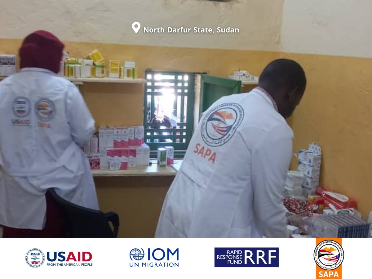 SAPA_ORG's tweet image. SAPA’s team in North #Darfur concluded its mobile clinic mission on July 12 in Saraf Omra, bringing vital primary care directly to communities.
Supported by @IOMSudan's Rapid Response Fund, we continue working to ease the strain on Sudan’s health system.
Made possible with…