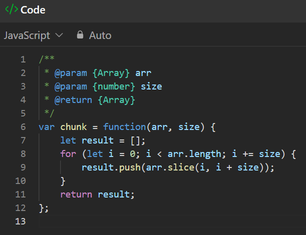 Ayusshs16's tweet image. 🧩 Day 21 of #30DaysOfJavaScript
Solved LeetCode #2677 - Chunk Array 🔥
Passed all 76 test cases!
⏱ Runtime: 46ms (Beats 51.21%)
💾 Memory: 57.75MB (Beats 11.44%)
👨💻 Progress: Stronger logic, cleaner code.
Let’s keep going! 💪
#LeetCode #100DaysOfCode #JavaScript
